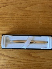 Penna a sfera Cross 1/20 oro 14 carati scatola originale manuale e manica donna rosa #1542