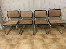 SEDIE CESCA Anni 60 - 4 PEZZI Da Ricondizionare 