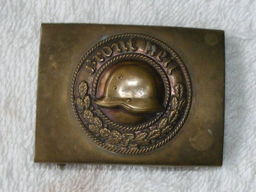 German belt and buckle front - german,