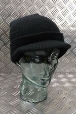 Originale USA Army Nero/Stealth con Visiera Radar Cappello / Berretto 100% Lana
