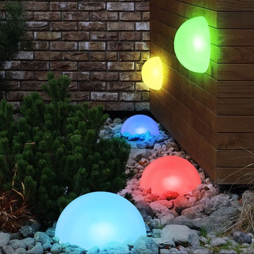 Rgb led mezzo sfera lampade - rgb,