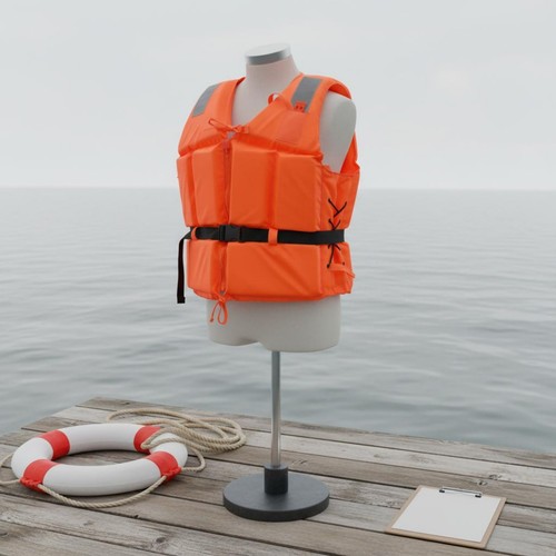 Giubbotto salvagente zip - salvagente, alta