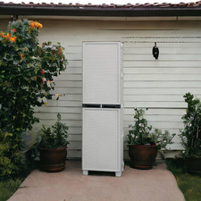 Armadio Da Esterno Namur, Mobile Multiuso, Armadio per Lavanderia, Armadietto Ou