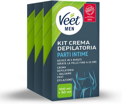 Men kit depilazione intima per - men,