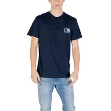 T-shirt Uomo Stampa Blu