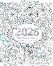2025 Weekly Coloring Planner