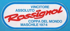 Rossignol World Cup 1974 adesivo sticker vintage autocollant aufkleber MA3438