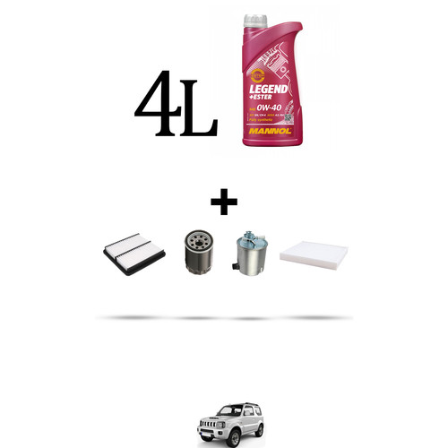 Hoffcar kit tagliando filtri - kit,