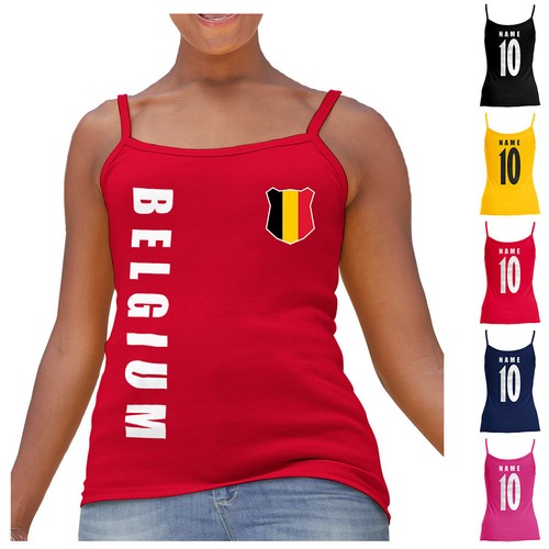 Shirt donna spaghetti belgio - t-shirt,