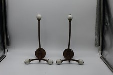 APPENDIABITI APPENDINI VINTAGE INIZIO '900 FERRO E CERAMICA DESIGN