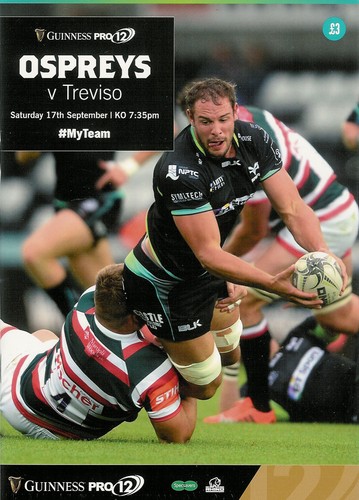 Ospreys treviso pro12 league - v,