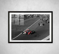 POSTER FOTO FIRMATO AYRTON