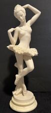 Statuina ballerina alabastro A. Giannelli Italia vintage firmata alta 13,5”