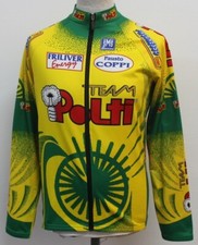 SANTINI MAGLIA SHIRT JERSEY CYCLING CYCLISME CICLISMO POLTI ITALIA VINTAGE XL
