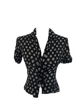 Moschino Cheap And Chic Top Vintage Black And White
