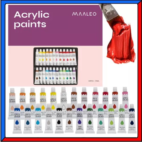Set tubetti colori - 24,