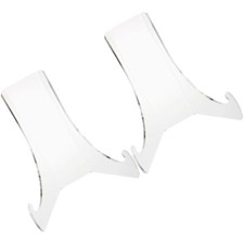 2 Pezzi Porta Piatti Acrilico