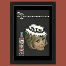 Anni ' 60  * Pubblicità Originale "Rosso Antico, Buton Ritorna di Moda Dall'800"