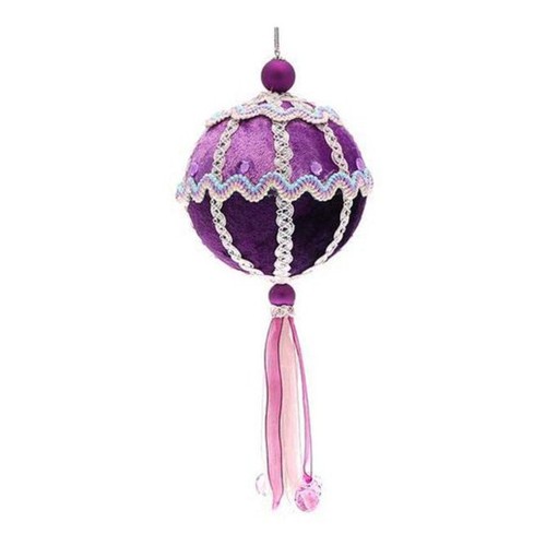 Sfera decorata con nastro per
