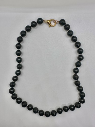 Collana onice nero naturale - collana, di