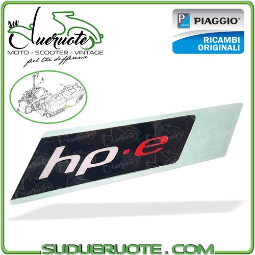 Targhetta laterale hpe adesivo - laterale,