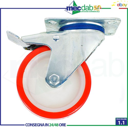 Ruota con supporto girevole - con,
