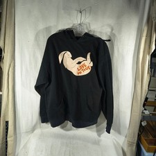 Felpa nera con cappuccio Harry