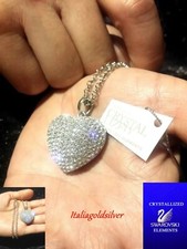 Collana donna argento - argento, cuore