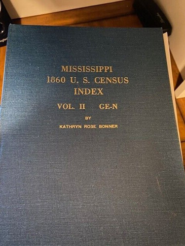 Mississippi 1860 census - us,