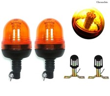 2X 60 LED Luci Stroboscopiche