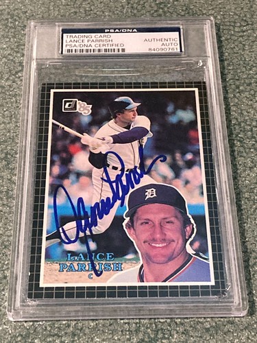 Lance parrish 1985 donruss - lance,