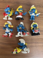 Lotto 7 Puffi Giocattoli