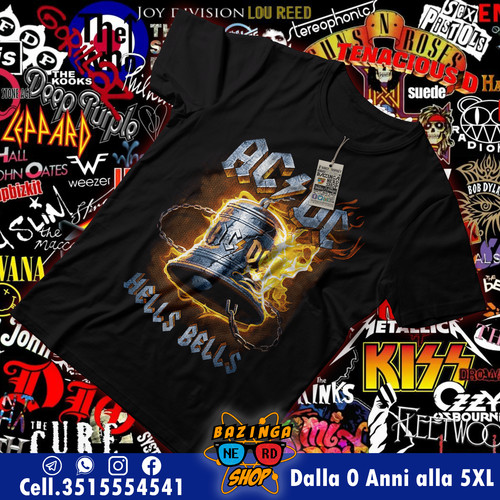 Shirt acdc hells bells - acdc,