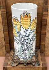 GRANDE VASO LIBERTY ART NOUVEAU CERAMICA RICHARD MILANO