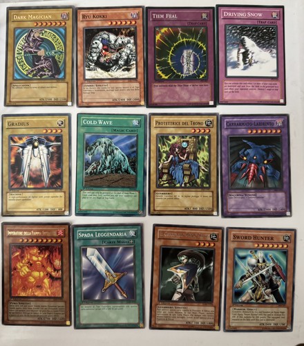 Lotto carte oh - yu-gi-oh, vintage