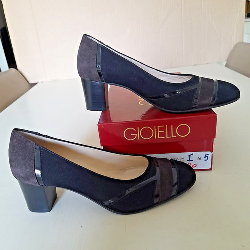 Decollete camoscio con - decollete,