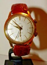 BUCHERER SVEGLIARINO VINTAGE LAM ORO CINT COCCO NEW PERFETTO REVISIONATO 34MM 