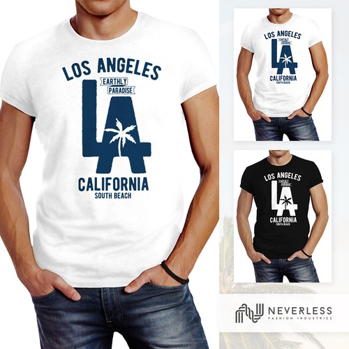 Shirt uomo los - t-shirt, angeles
