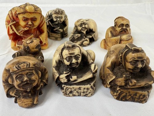 Lotto netsuke giapponesi - lotto,