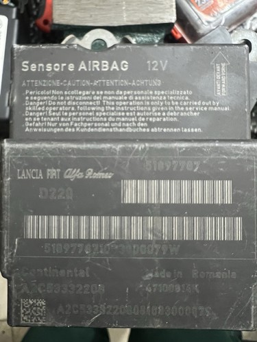 Centralina airbag fiat punto - airbag,