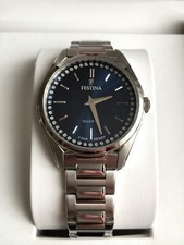 OROLOGIO FESTINA MADEMOISELLE F20583/3, BLU SCURO, CINTURINO IN ACCIAIO, NUOVO