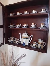 servito in porcellana per amatori primi anni 900 Pezzo da antiquariato laminato 