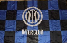 SCIARPA SCARF BANDIERA FLAG CALCIO ULTRAS INTER POLIESTERE (678)