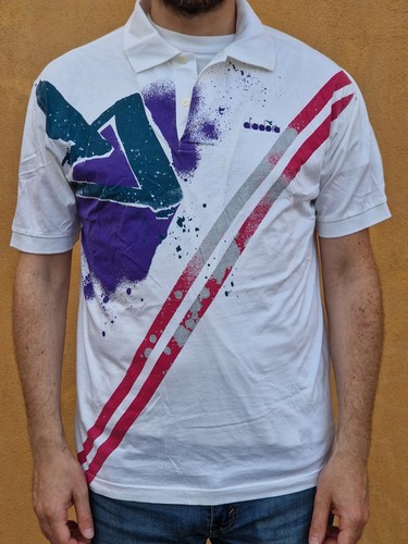 Polo diadora vintage anni - diadora,