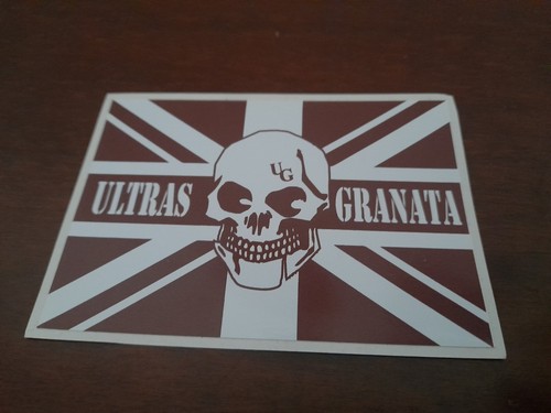 Adesivo sticker ultras granata - adesivo,