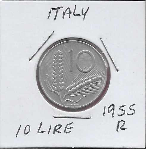 Italia lire 1955r aratro - lire,