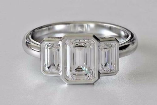 Anello fidanzamento oro - di, in