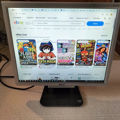 Monitor acer al1716as lcd - monitor,