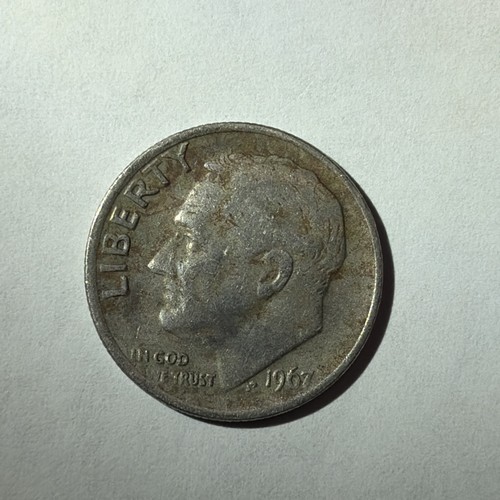 Roosevelt dime 1967 - dime, 1967.