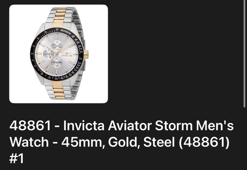 Orologio uomo invicta - orologio,